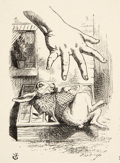 Alice Drops the White Rabbit, from Alice